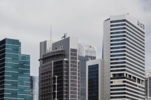 New Blue Area master plan high-rise commercial skyline (representational image)